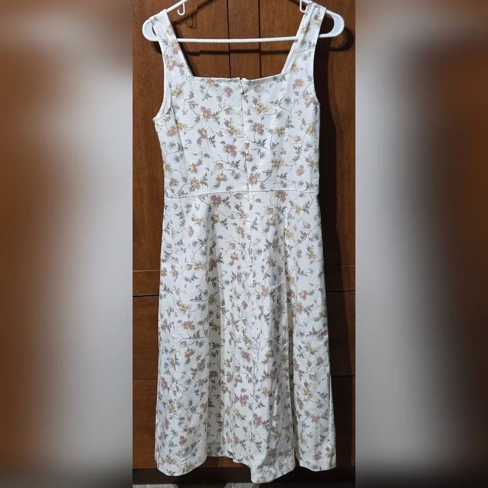 CeCe Ivory and Pastel Floral Dress - Picture 2 of 5